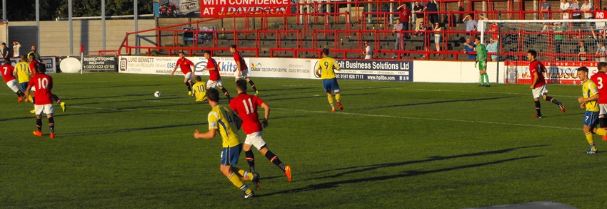 Hartlepool United's Kieran Burton during the Vanarama National League match  between Altrincham and Hartlepool United at